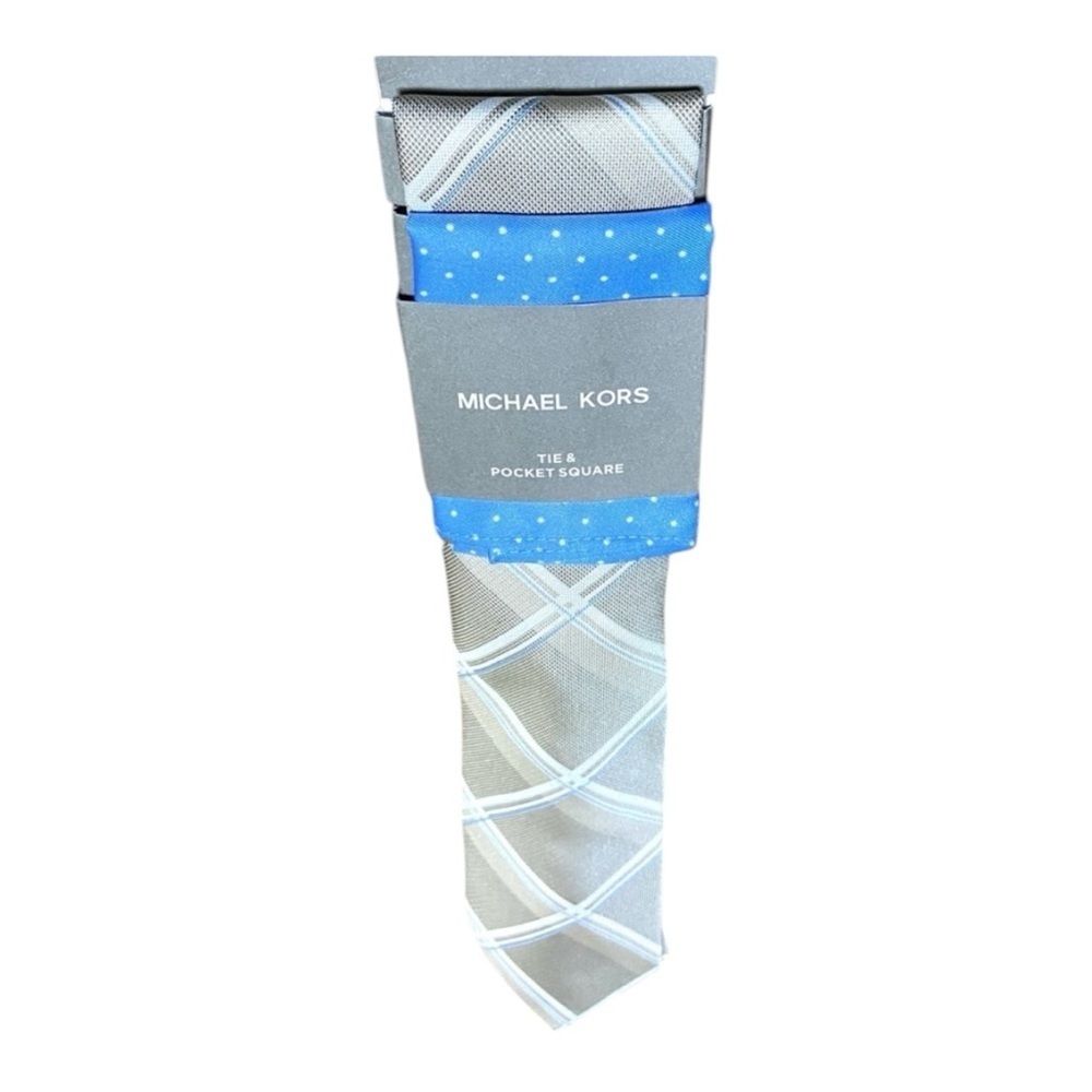 MICHAEL KORS TIE & POCKET SQUARE SET